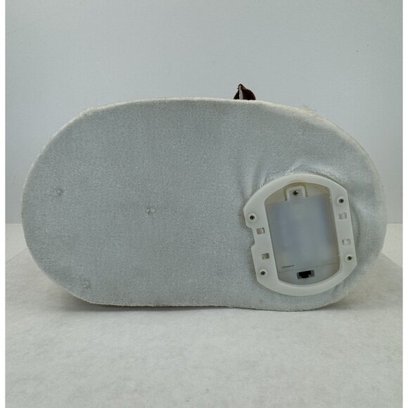 Vtg Lighted Animated Music Snowman Duo Melted Plastic Popcorn Winter Wonderland - Picture 11 of 14